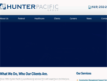 Tablet Screenshot of hunterpacificgroup.com